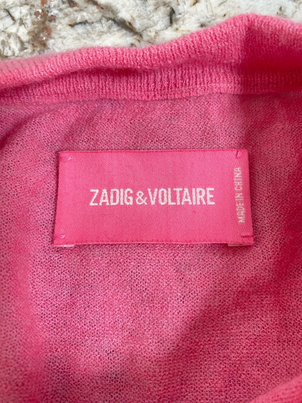 New Zadig & Voltaire Miss Graphic Cashmere Sweater - Picture 7 of 14